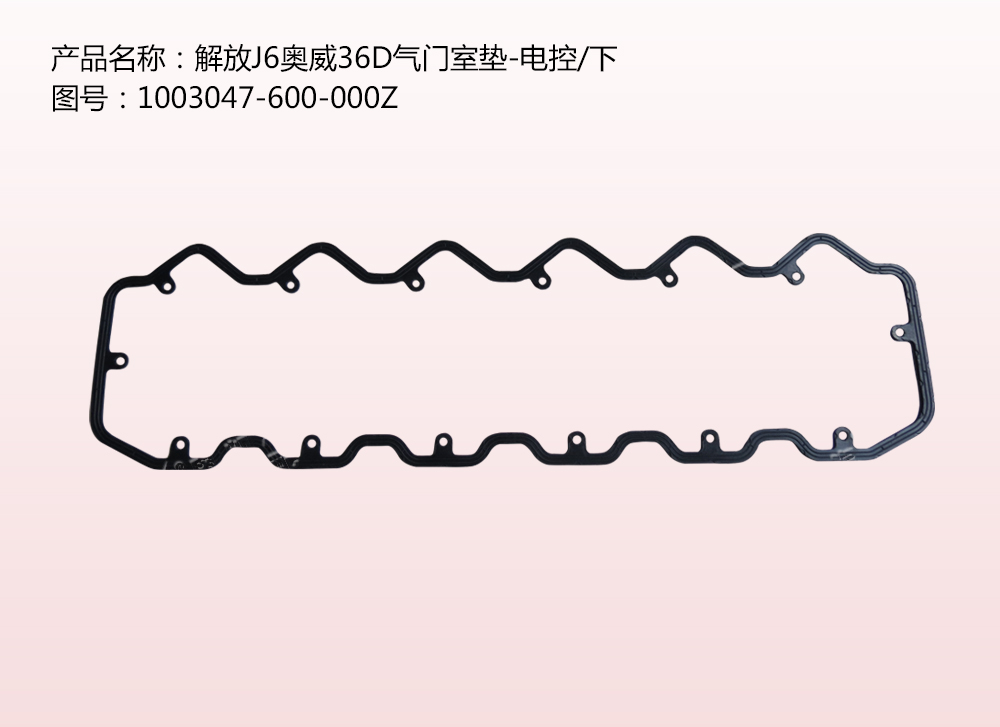 解放J6奧威36D氣門(mén)室墊-電控/下